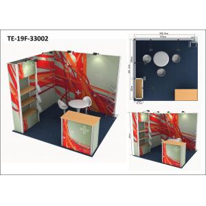 China Aluminum Frameless Custom Exhibit Booths , EZY Set Exhibition Display Stands supplier