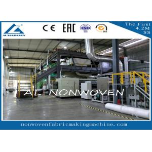 China AL -1600SSS Spun Bonded PP Non Woven Fabric Making Machine , Non Woven Fabric Plant supplier
