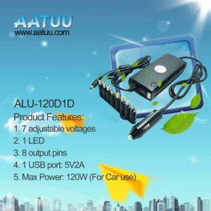 China Best Selling 120W Car Adapter for Laptops -ALU-120D1D supplier