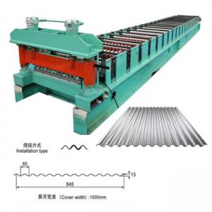 Roof wall panel corrugated sheet roll forming machine high speed 0.3-0.8mm 30m/min