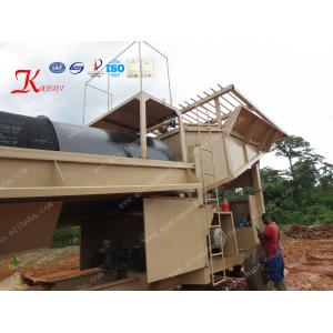 China Alluvial 200t/hr 55kw Gold Trommel Wash Plant Portable Gold Mining Machine supplier