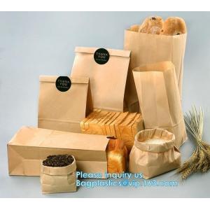 pot 60g 70g kraft paper food packaging bakery bread bag food kraft paper bag greaseproof snack bread brown kraft paper b