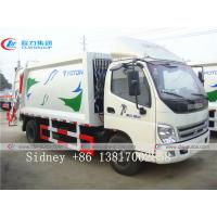 China Foton Ollin 8cbm 4X2 Compactor Garbage Truck For City Trash Collection on sale