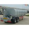 China 30CBM Bitumen Heating Tank , Asphalt Cheap Tanker Trailer , Asphalt Tank Transport Trailer wholesale