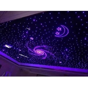 China 32W Twinkle Fiber Optic Lights Music Activated RGBW LED Star Ceiling Panels supplier