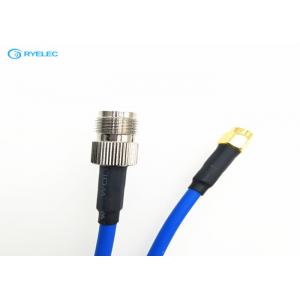 Coaxial Low Loss SMA To BNC Cable  , Semi Flexible Custom Cable Assemblies