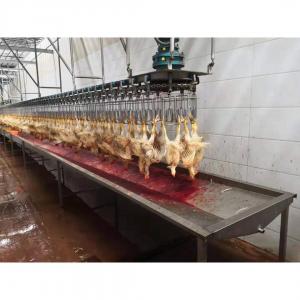 Customized Chicken Duck Turkey Goose Slaughter Machine 2000BPH For Poultry