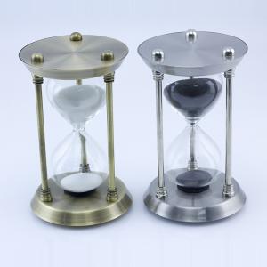 Vintage Brass Hourglass 2 Minute 5 Minute Metal Hourglass Sand Timer Sand Clock