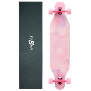 36inch All Pink Cute Complete Longboard Skateboards For Girls