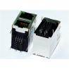 China 0879-2C1R-54 Double RJ45 MagJacks 1x2 100/1000Base-T Integrated Transformer wholesale