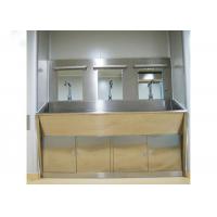 China 3 Mirrors Hand Washing Bathroom Basin Cabinets With Three Positions on sale