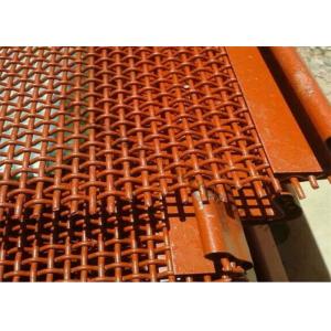 65Mn High Carbon Stone Crusher Self Cleaning Screen Mesh  For Quarry Equipment