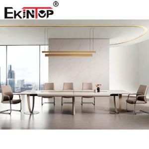 Nordic Solid Wood Meeting Table ,  Multi Person Conference Room Desk OEM ODM