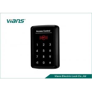 China Touch Screen Rfid Access Control , Black Single Door Keypad Door Entry supplier