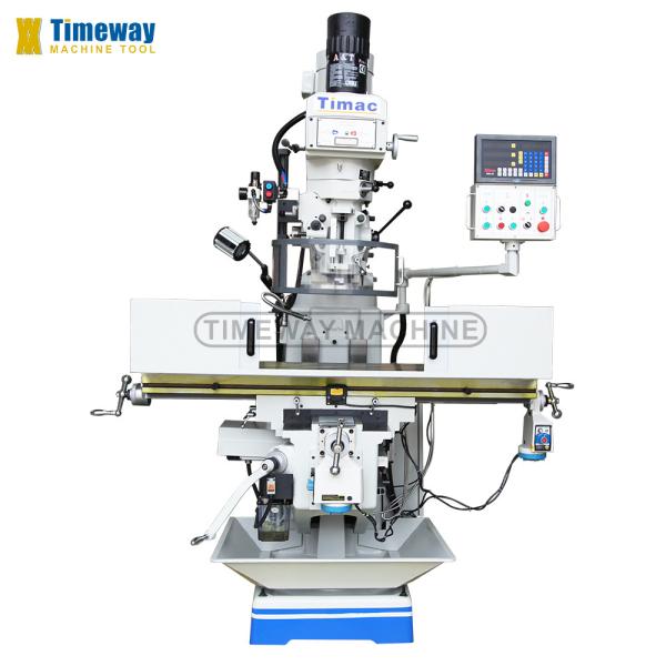 220V/380V Normal or CNC Applications Turret Milling Machine with Working Table
