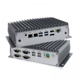 Intel I5 Embedded Fanless Industrial Mini PC Computer Dual Lan With Rs232 Com Port
