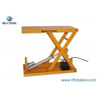 China Mechanical Small Electric Ball Screw Scissor Lift Tables Mini 100kg 50kg For Lab on sale