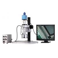 VGA Color Camera 3D Stereo Zoom Video Microscope with Magnification 25X-152X