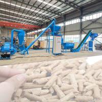 China Stove Burner Biomass Pellet Production Line 6mm Wood Pellet Manufacturing Plant on sale
