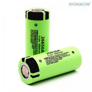 China 3.7V Lithium Lifepo4 Battery Cells 5000mAh 26650 Cylindrical Shape 800 Times Cycle supplier