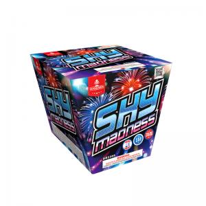 China 350g Sky Madness Consumer Cake Fireworks 15 Shots  Salute Customized supplier