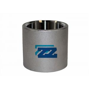 China BSP Stainless Steel Threaded Coupling , 1 / 2 Inch 3000 LB Threaded Steel Pipe Fittings supplier