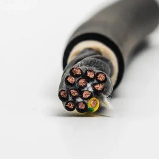 High Abrasion Resistance Highly Flexible Drag Chain Servo EMI Shielded Cable For Continuous Flexing Applications