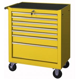 24in Movable Metal Mechanic 7 Drawer Tool Storage Cabinets On Wheels