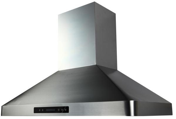 ETL certificate American style Wall mounted range hood with Baffle Filters 42'' model NABBQS01/42''