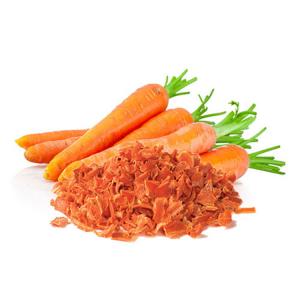 China Dehydrated Orange Red Dried Carrot Chips Low Sugar supplier
