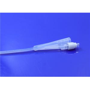 China Different Size Silicone Urinary Catheter , Two Way Catheter With X Ray Line supplier