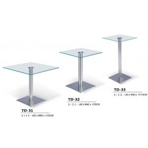 Modern bar square glass coffee table furniture