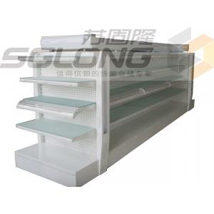 Metal Lotion Shelf Single / Double Sided Gondola Shelving Color Optional