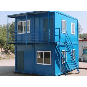 China Two Story Container House Prefabricated Homes Hot Dip Galvanised Paint supplier