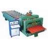 Green Color Glazed Tile Roll Forming Machine With 3 - 6m / Min Processing Speed