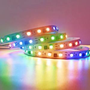 China Addressable RGB LED Strip Light WS2812B UCS2904 SMD5050 Copper Lamp Body supplier