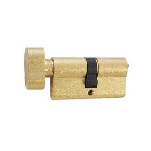 China 5 Brass High Security Cylinder With Knob Powder Metallurgy Cam supplier