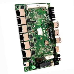 China Placa-mãe 3,5 6 NIC Mini Pfsense Firewall Intel 4th I3-4010U I5-4200U I7-4500U supplier