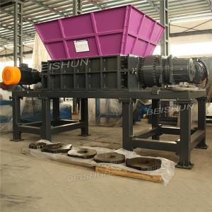 China Fully Automatic Waste Tyre Recycling Machine PLC Waste Rubber Tire Shredder Machine supplier