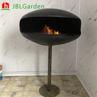 China 2mm 3mm Ethanol Fire Pits Indoor Round Free Standing Decorative Fire Pit 800mm on sale