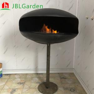 2mm 3mm Ethanol Fire Pits Indoor Round Free Standing Decorative Fire Pit 800mm