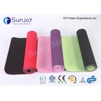 Sunjoy  TPE Foam Yoga Mat for Gym Eco-Friendly Exercise Non-Slip mat Anti-Tear Exercise Yoga Mat With Carrying Strap