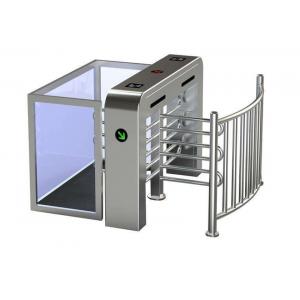 Semi Automatic Security Half Height Turnstile Compatible IC / ID Card