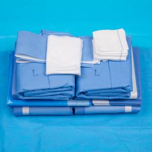 China CE Disposable Surgical Pack Laparotomy Surgery Set Price Laparoscopy Drape Pack supplier