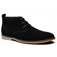 China Fashion Mens Suede Ankle Boots Genuine Leather Mens Winter Dress Boots on sale