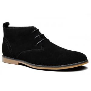 Fashion Mens Suede Ankle Boots Genuine Leather Mens Winter Dress Boots