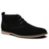 Rubber Mens Suede Ankle Boots , Genuine Leather Mens Winter Dress Boots