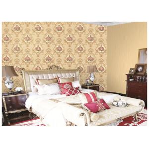 China Italy Style Girls Bedroom Wallpaper Feature Wall , Damask Pattern Wallpaper supplier
