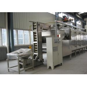 China Soybean Cashew Nut Roasting Machine , Continuous Peanut Drying Equipment supplier