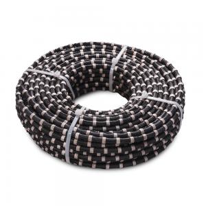 China Steel Rubber Diamond Wire Saw for Cutting of Reinforced Concrete Granite Marble Stone supplier